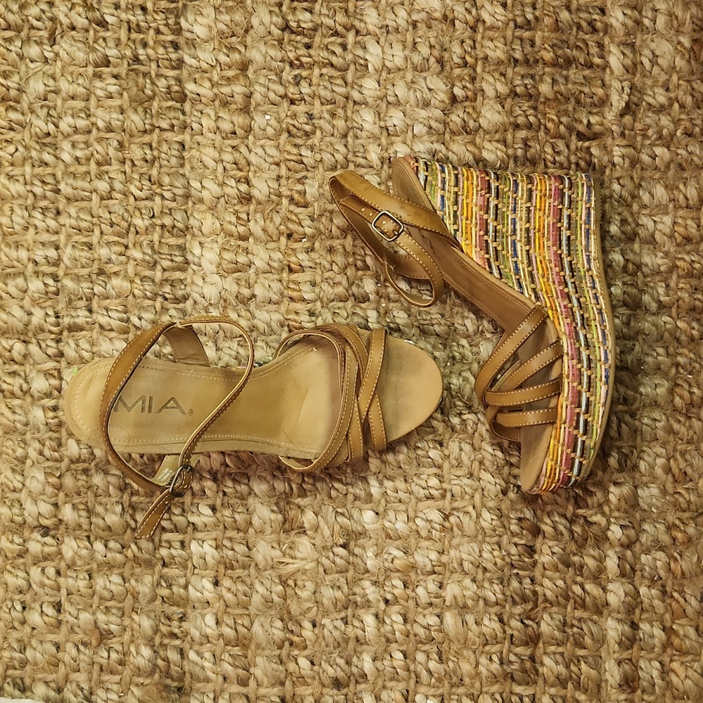Multicolor Wedge sandals